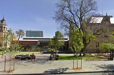 Prince Henry Gardens on North Terrace where the Soundscape can be heard