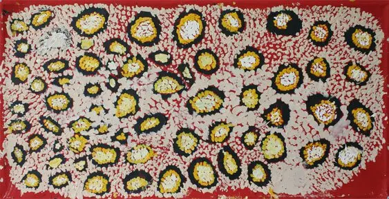 Untitled 2012, 90x45cm acrylic on Belgian linen, $845