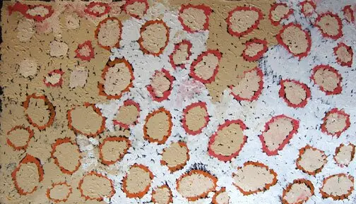 Untitled 2013, 122x71cm acrylic on Belgian linen, $1,745