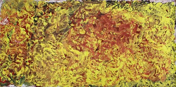 Untitled 2014, 92x47cm acrylic on Belgian linen, $731