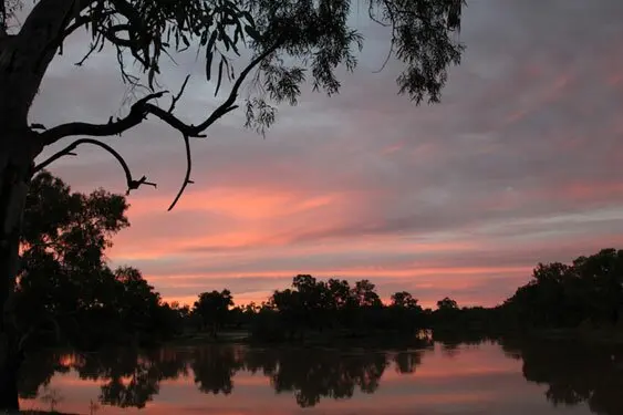 River Murray at sunset